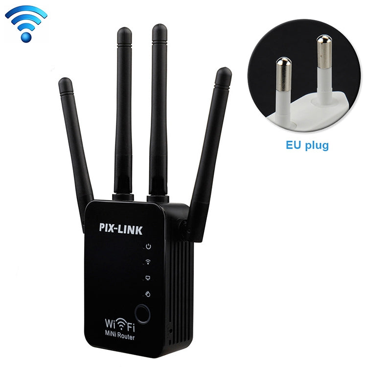 Wireless Smart WiFi Router Repeater with 4 WiFi Antennas, EU Plug Black, EU Plug White, UK Plug Black, UK Plug White, US Plug Black, US Plug White Wireless Smart WiFi Router Repeater with 4 WiFi Antennas, EU Plug Black, EU Plug White, UK Plug Black, UK Plug White, US Plug Black, US Plug White
